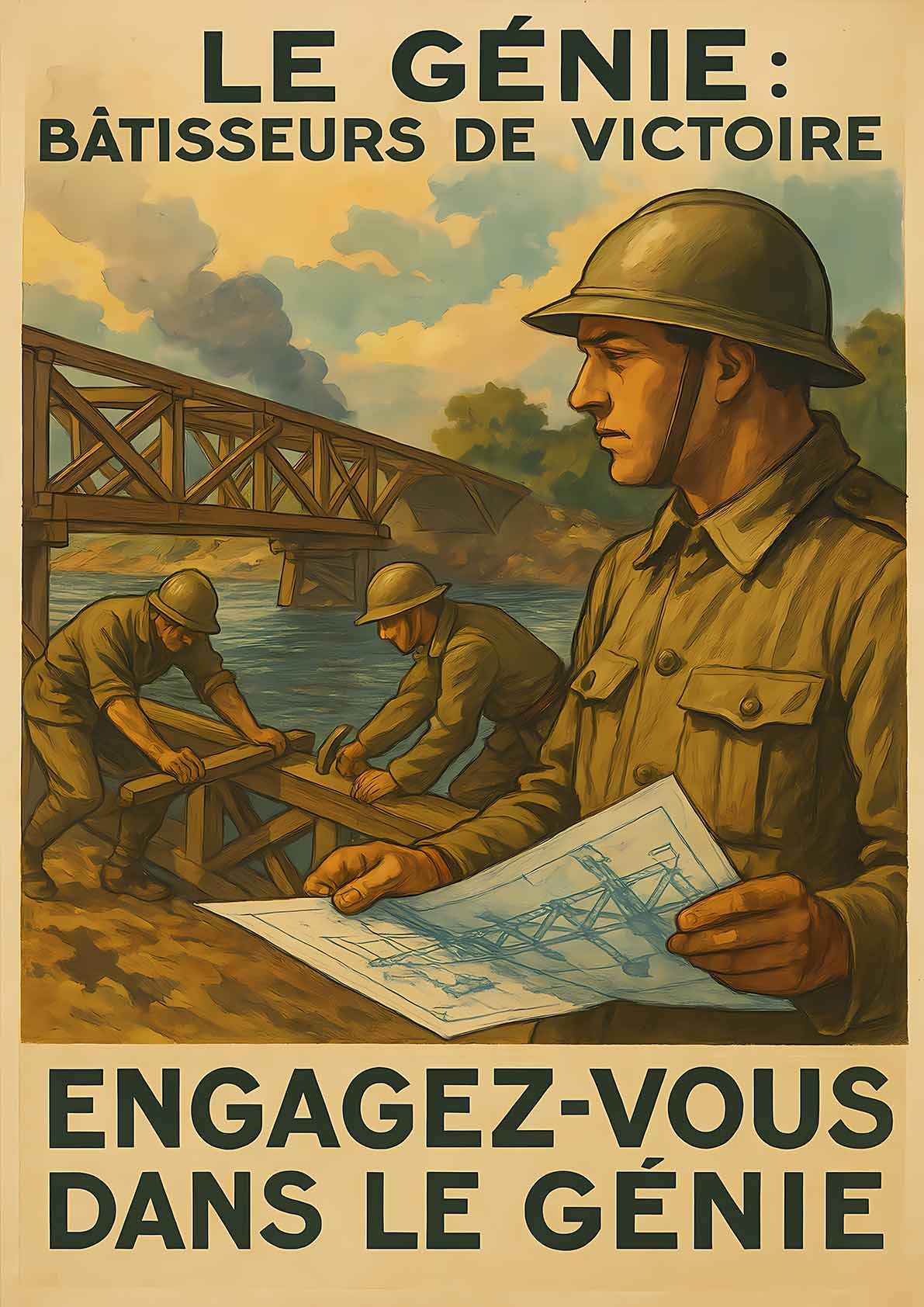 Affiche - Génie 21 × 30 cm
