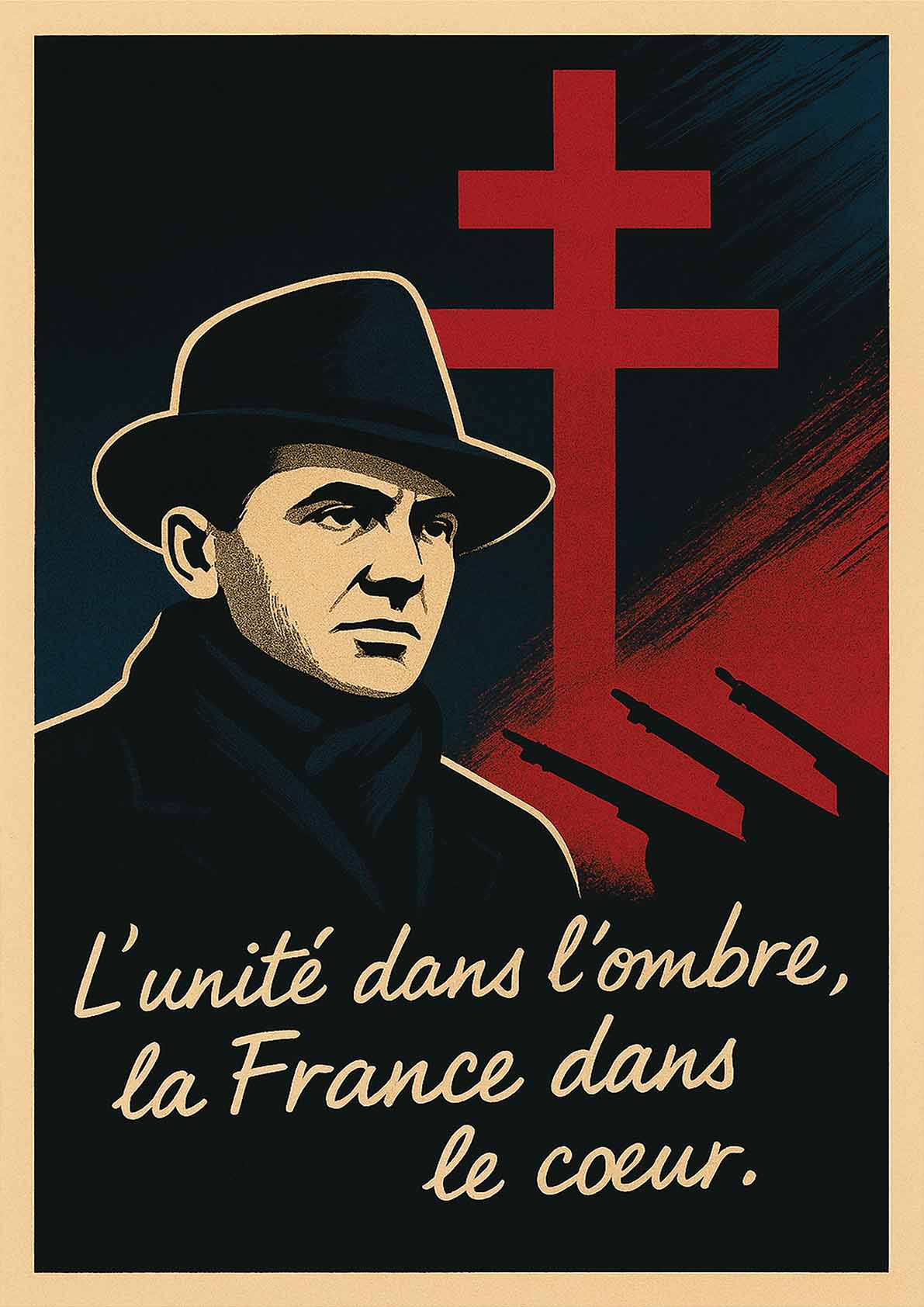 Affiche - Jean Moulin 21 × 30 cm