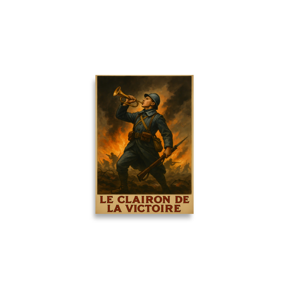 Affiche - Le clairon de la victoire 21 × 30 cm