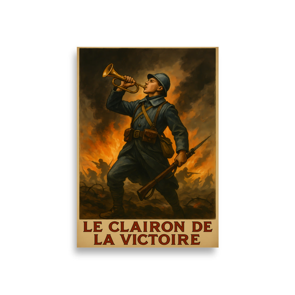 Affiche - Le clairon de la victoire A1 (59.4×84.1 cm)