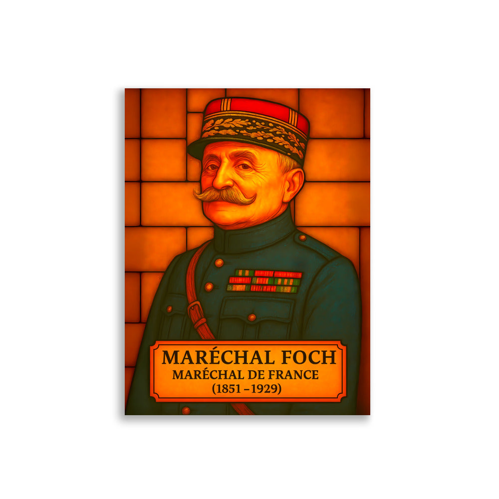 Affiche - Maréchal Foch 30 × 40 cm