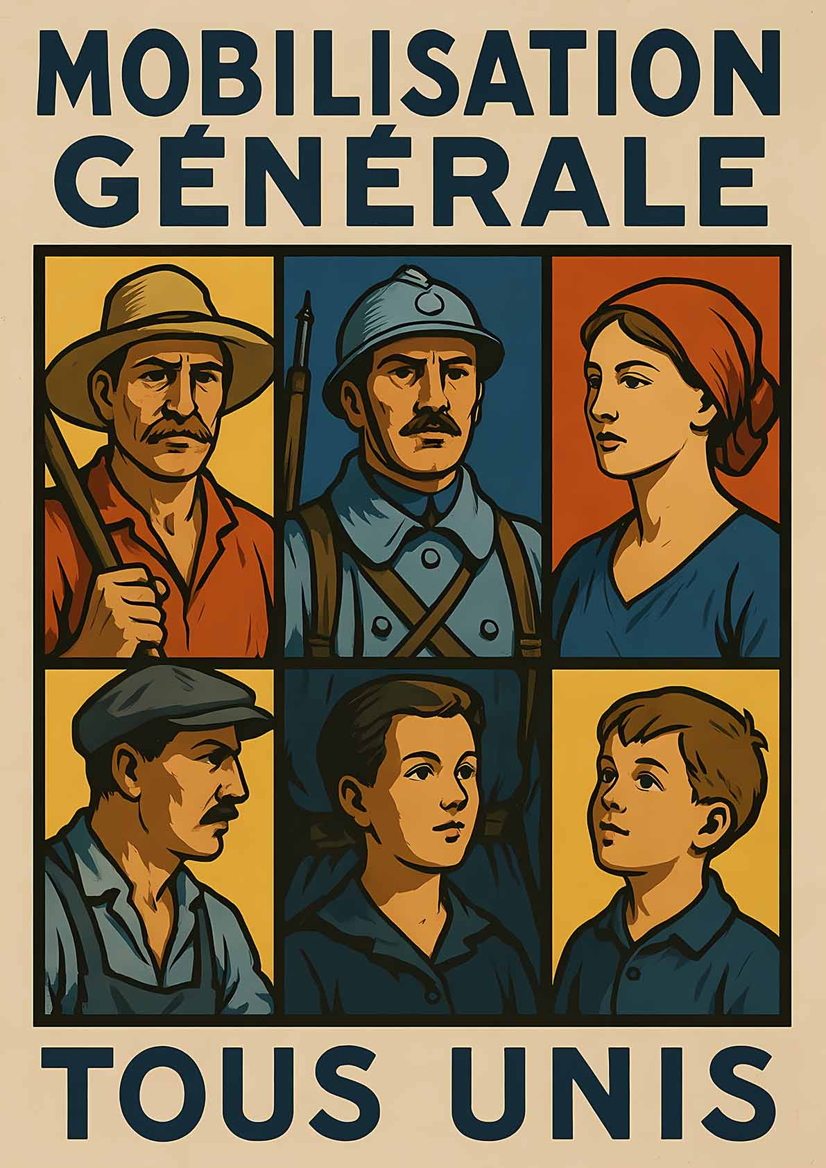 Affiche - Mobilisation Générale 21 × 30 cm