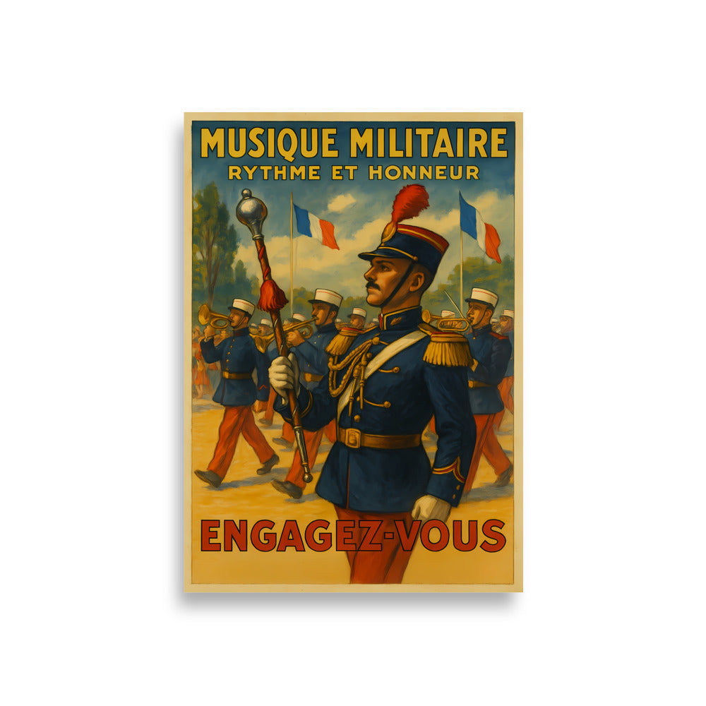 Affiche - Musique Militaire A1 (59.4×84.1 cm)
