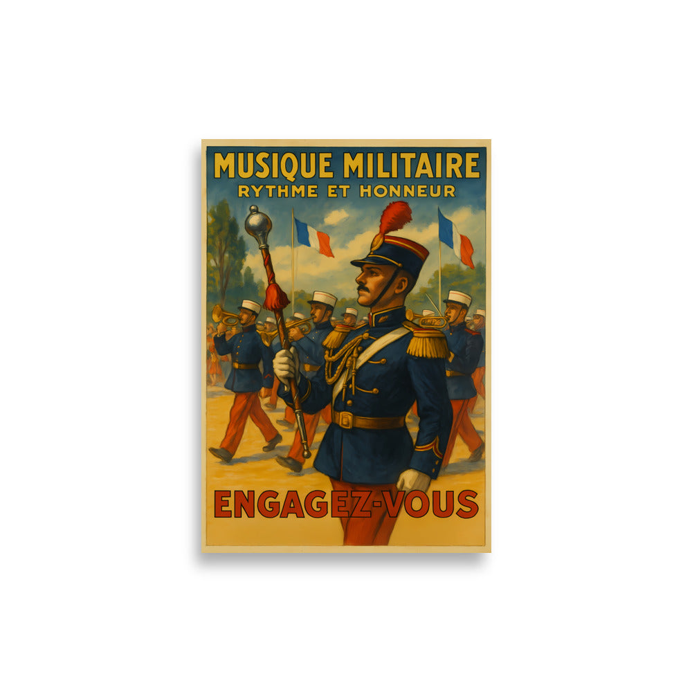 Affiche - Musique Militaire A2 (42×59.4 cm)
