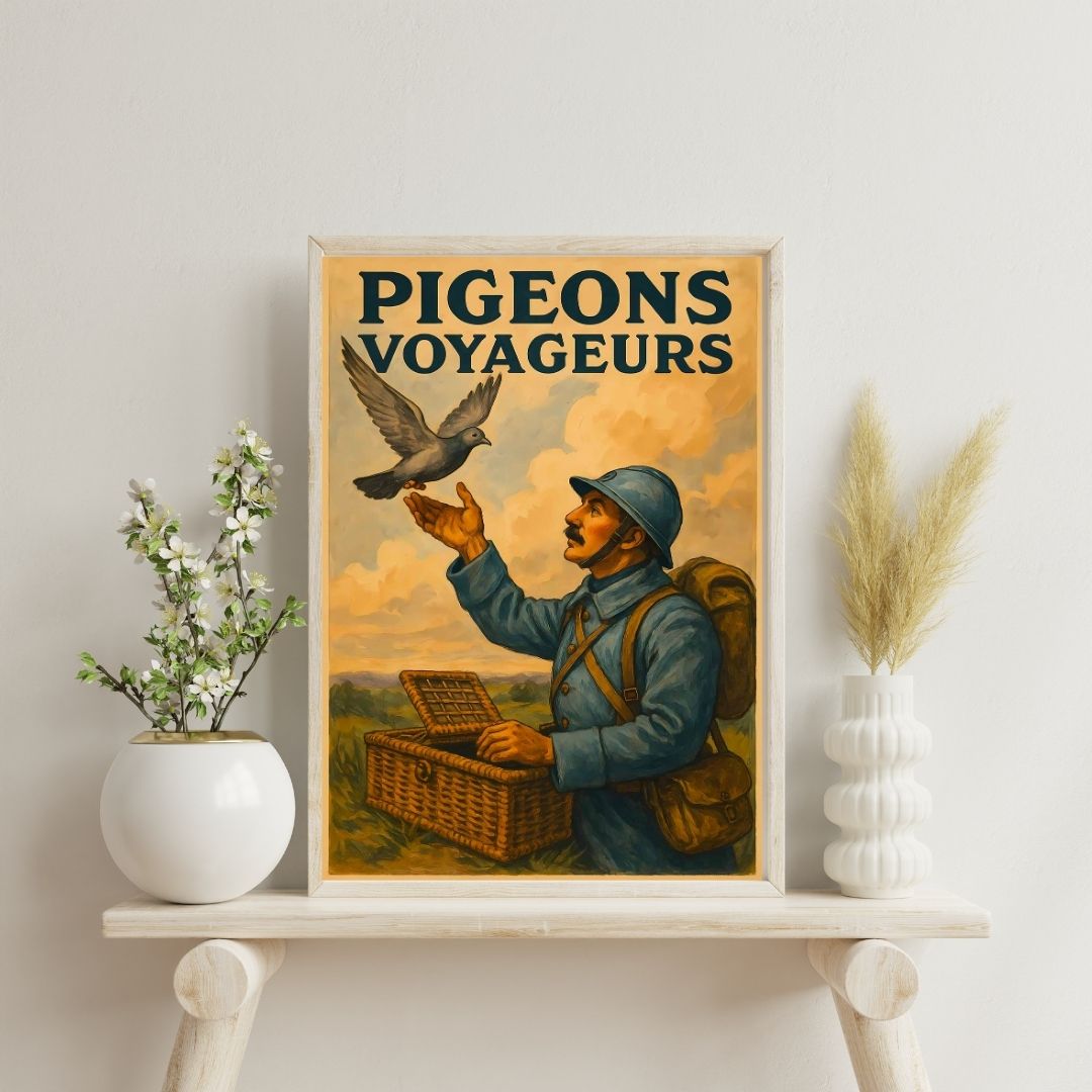 Affiche - Pigeons Voyageurs