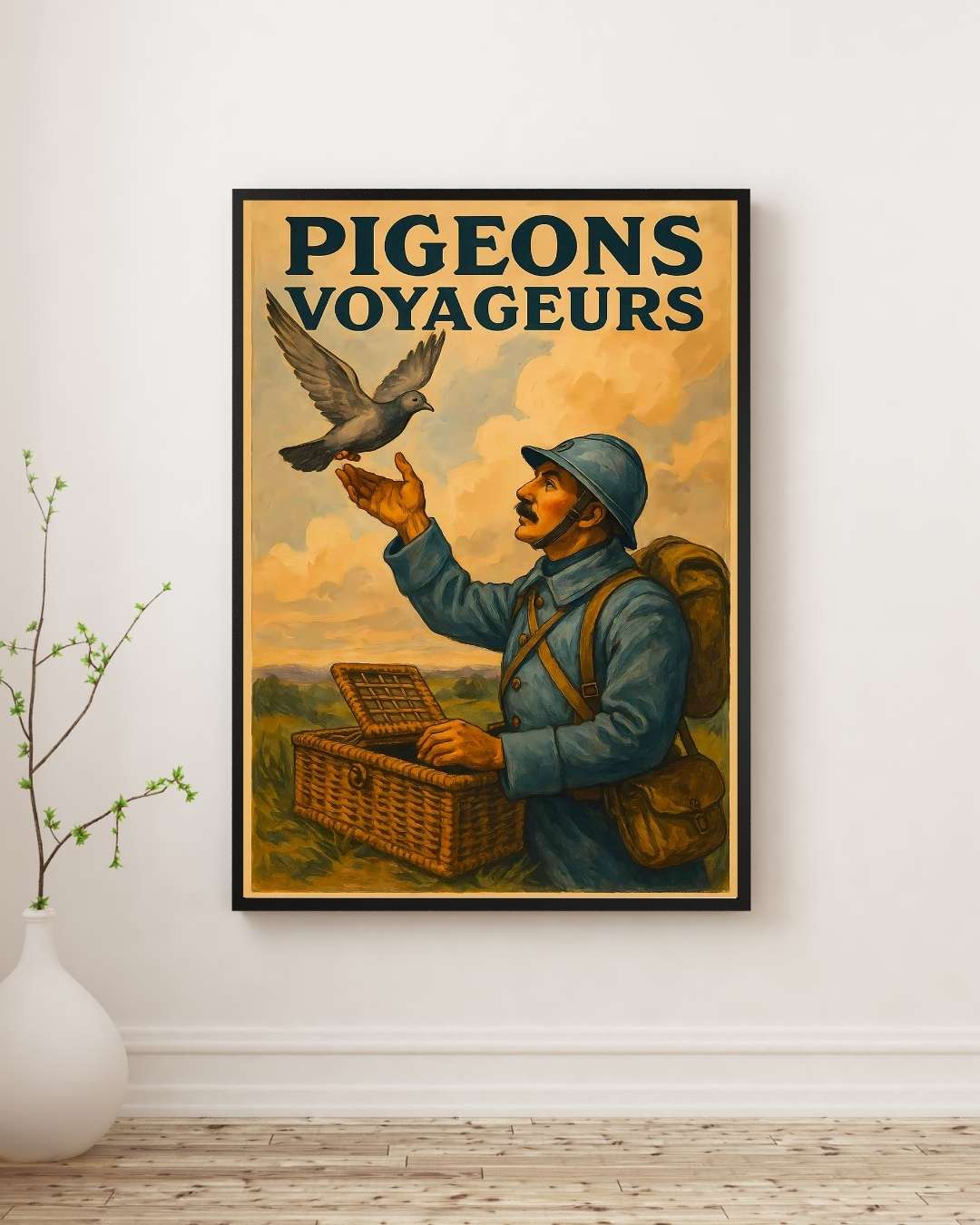 Affiche - Pigeons Voyageurs