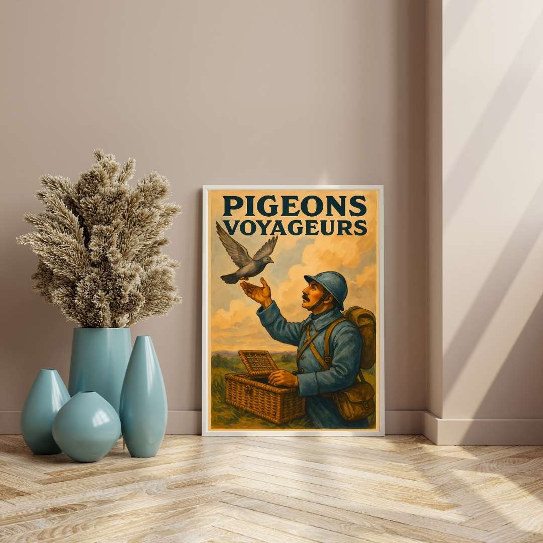 Affiche - Pigeons Voyageurs