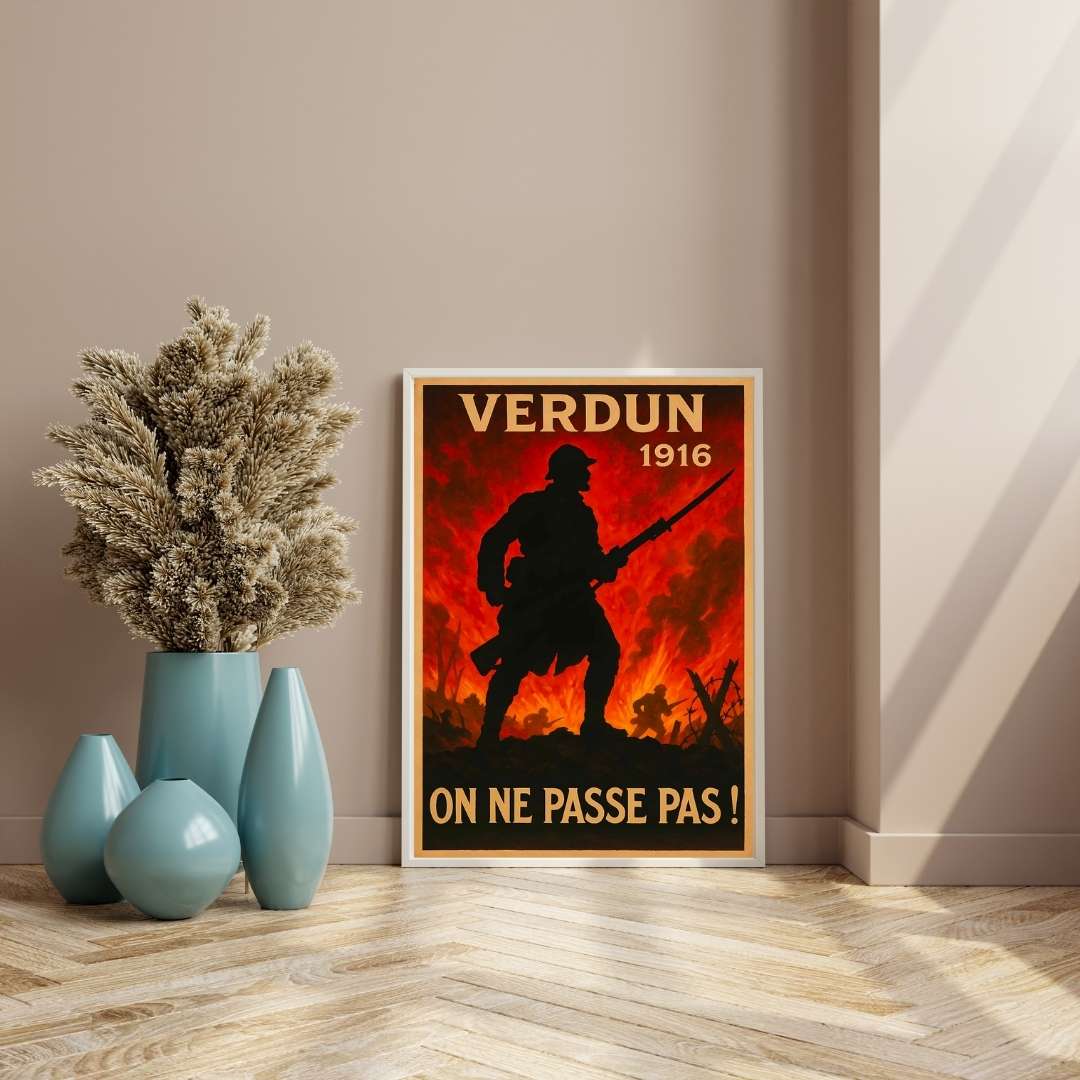 Affiche - Verdun on ne passe pas !