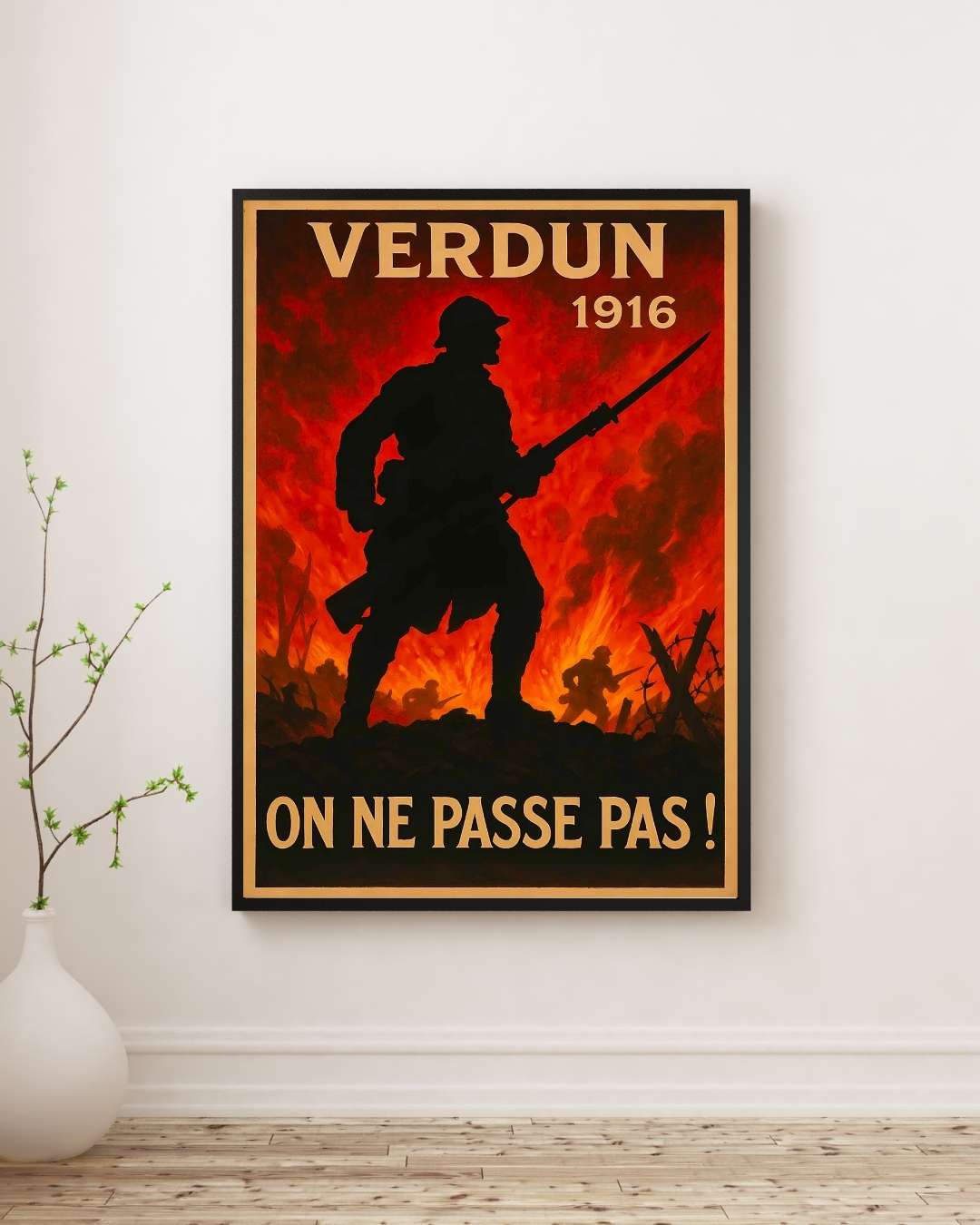 Affiche - Verdun on ne passe pas !