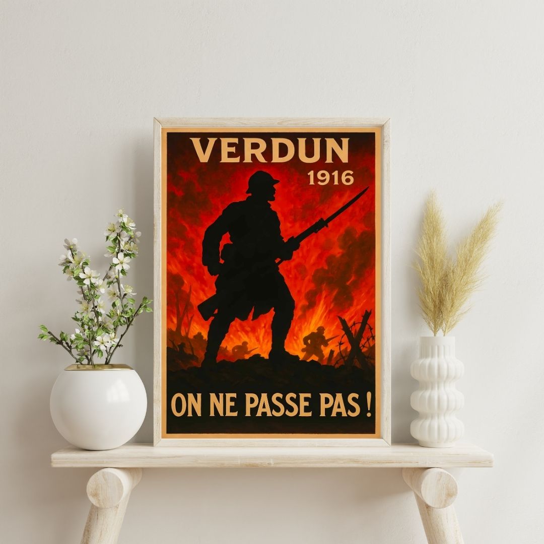 Affiche - Verdun on ne passe pas !