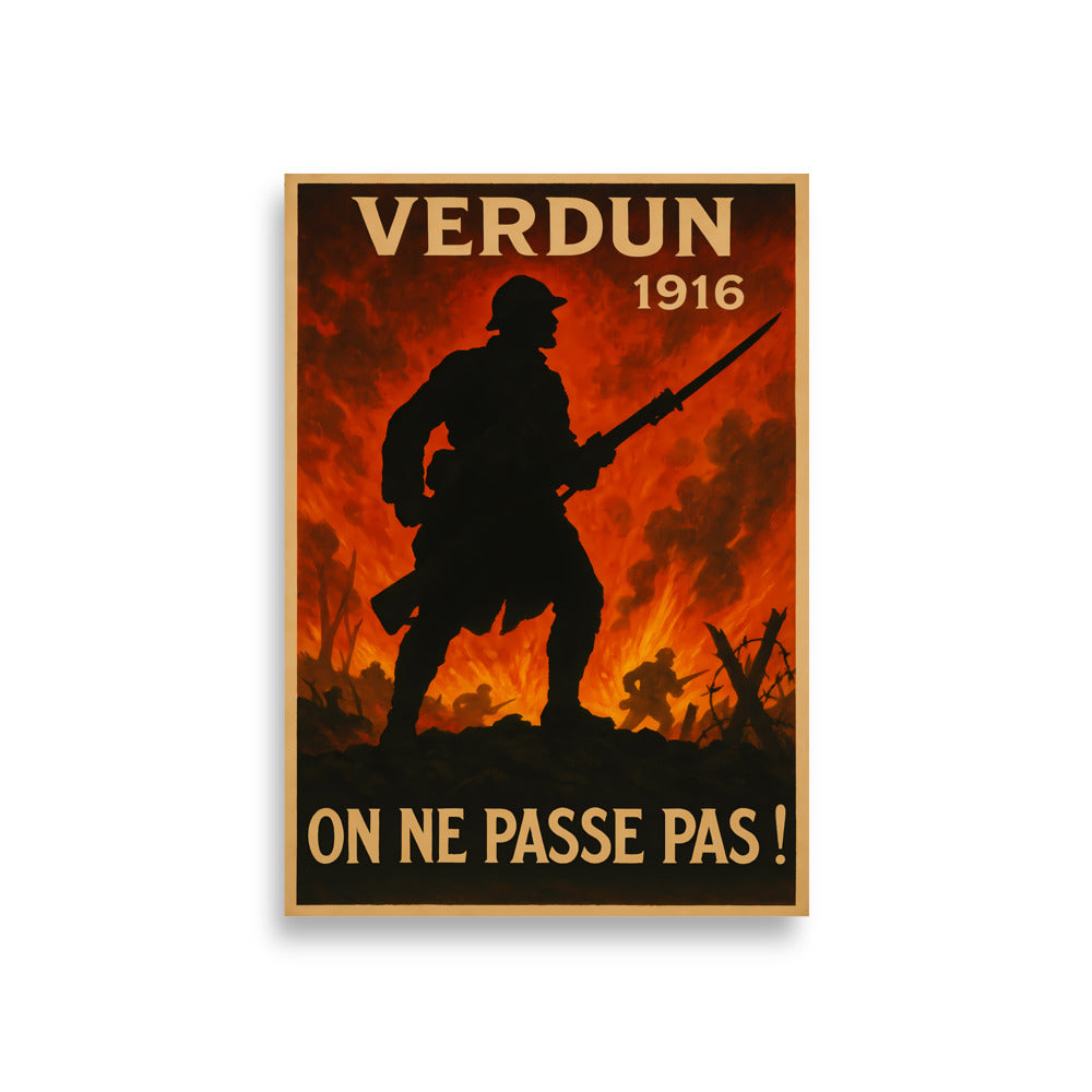 Affiche - Verdun on ne passe pas ! A1 (59.4×84.1 cm)