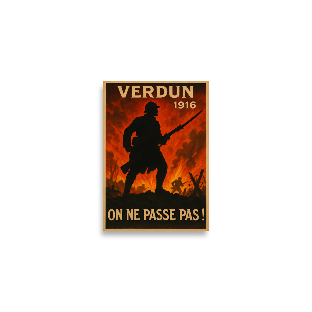 Affiche - Verdun on ne passe pas ! A2 (42×59.4 cm)