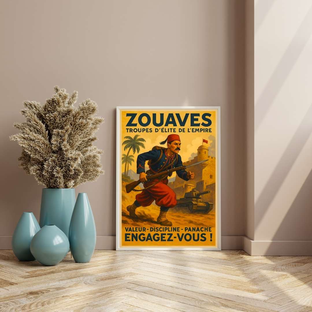 Affiche - Zouaves