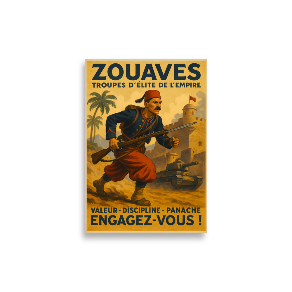 Affiche - Zouaves A2 (42×59.4 cm)