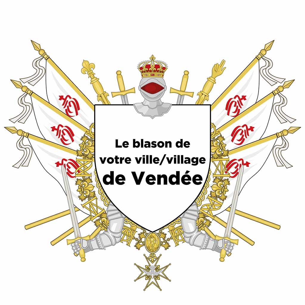Blason personnalisé de votre ville ou village sur nos drapeaux
