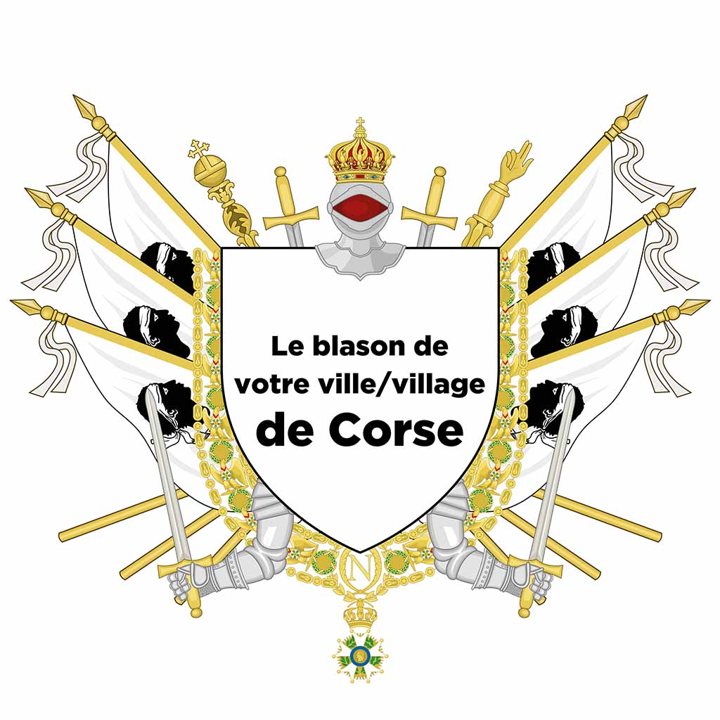 Blason personnalisé de votre ville ou village sur nos drapeaux