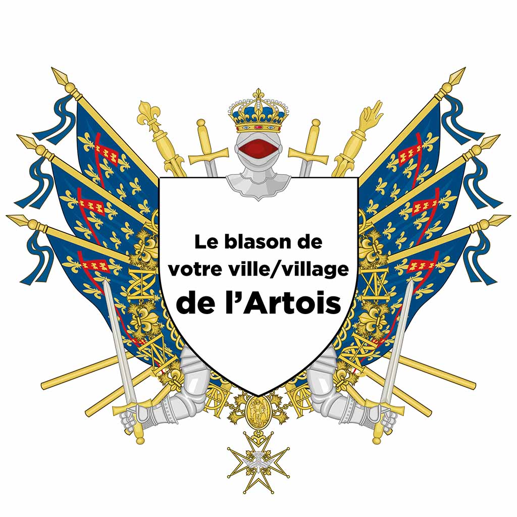 Blason personnalisé de votre ville ou village sur nos drapeaux