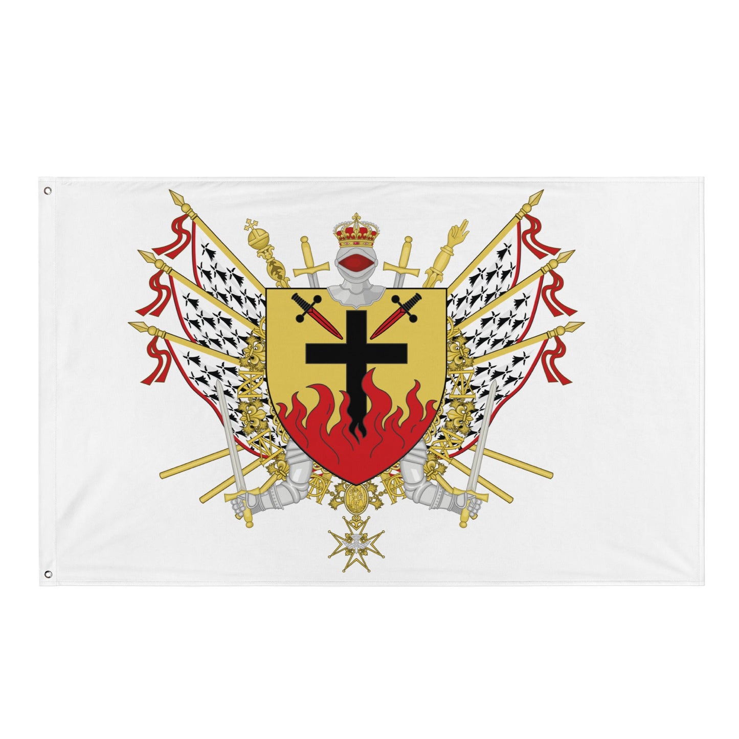 Drapeau - Blason d'Oradour-sur-Glane