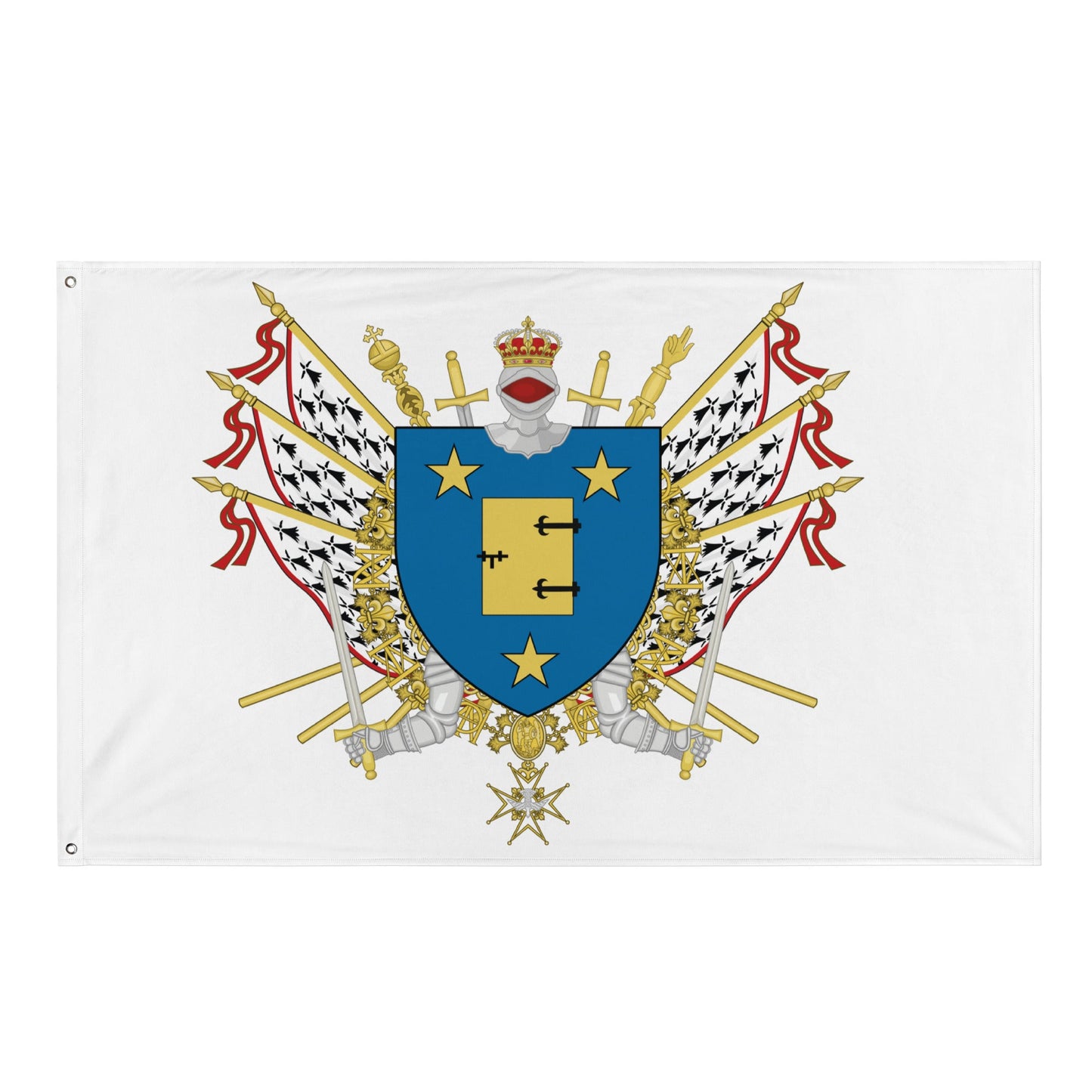 Drapeau - Blason d'Ussel