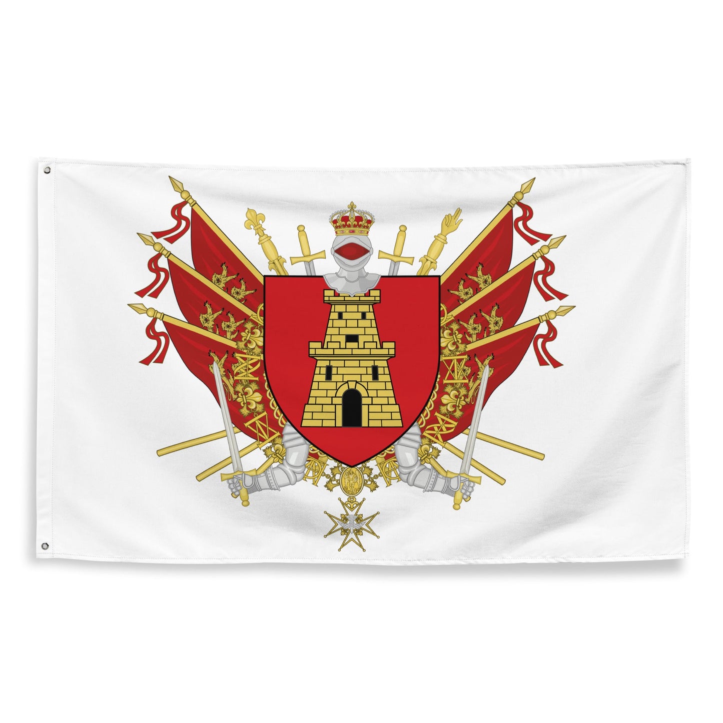 Drapeau - Blason de Caen