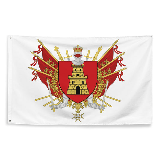 Drapeau - Blason de Caen