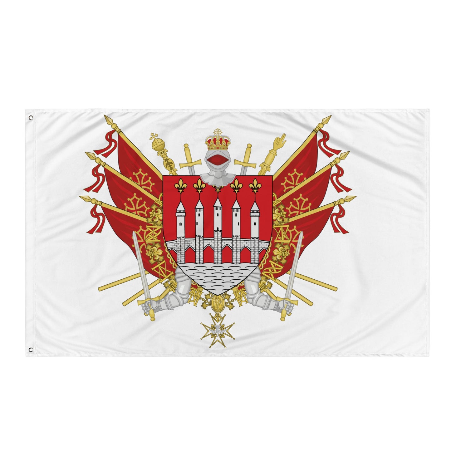 Drapeau - Blason de Cahors