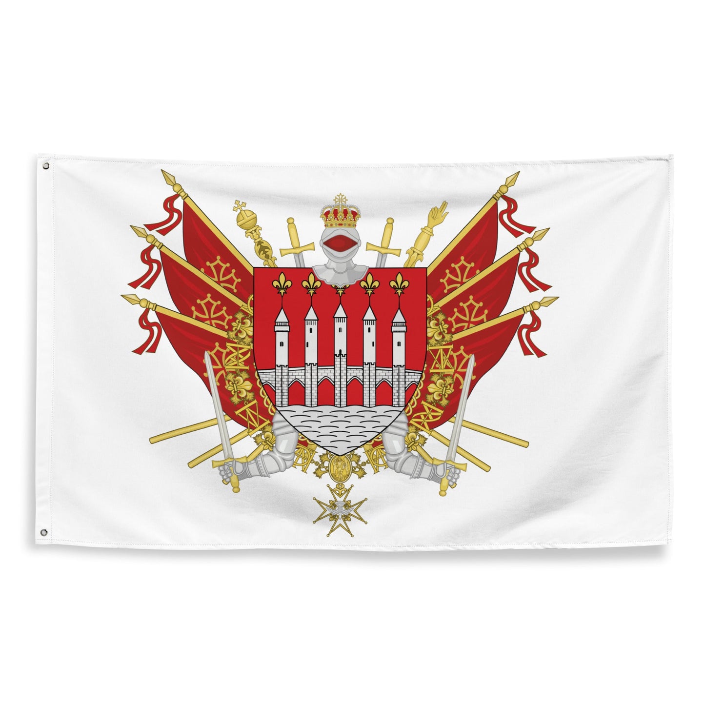 Drapeau - Blason de Cahors