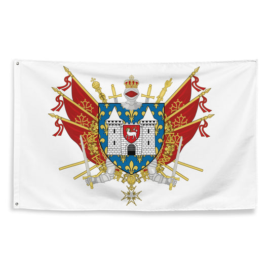 Drapeau - Blason de Carcassonne