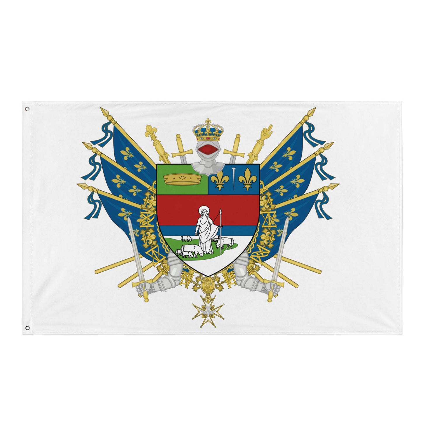 Drapeau - Blason de Gennevilliers