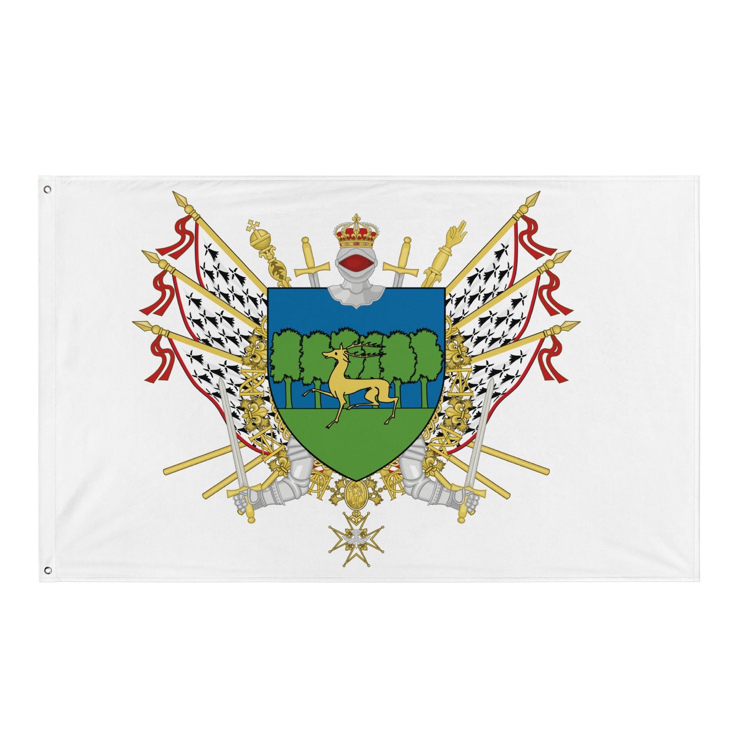 Drapeau - Blason de Guéret