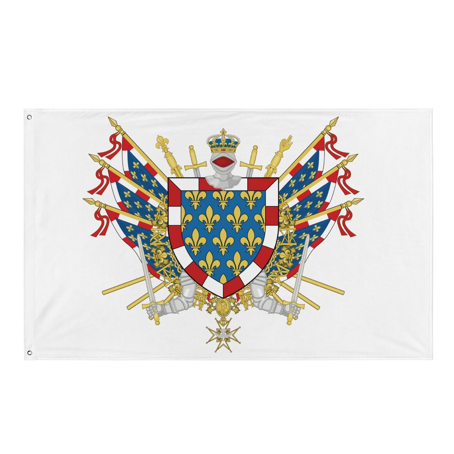 Drapeau - Blason de l'Indre-et-Loire (37)