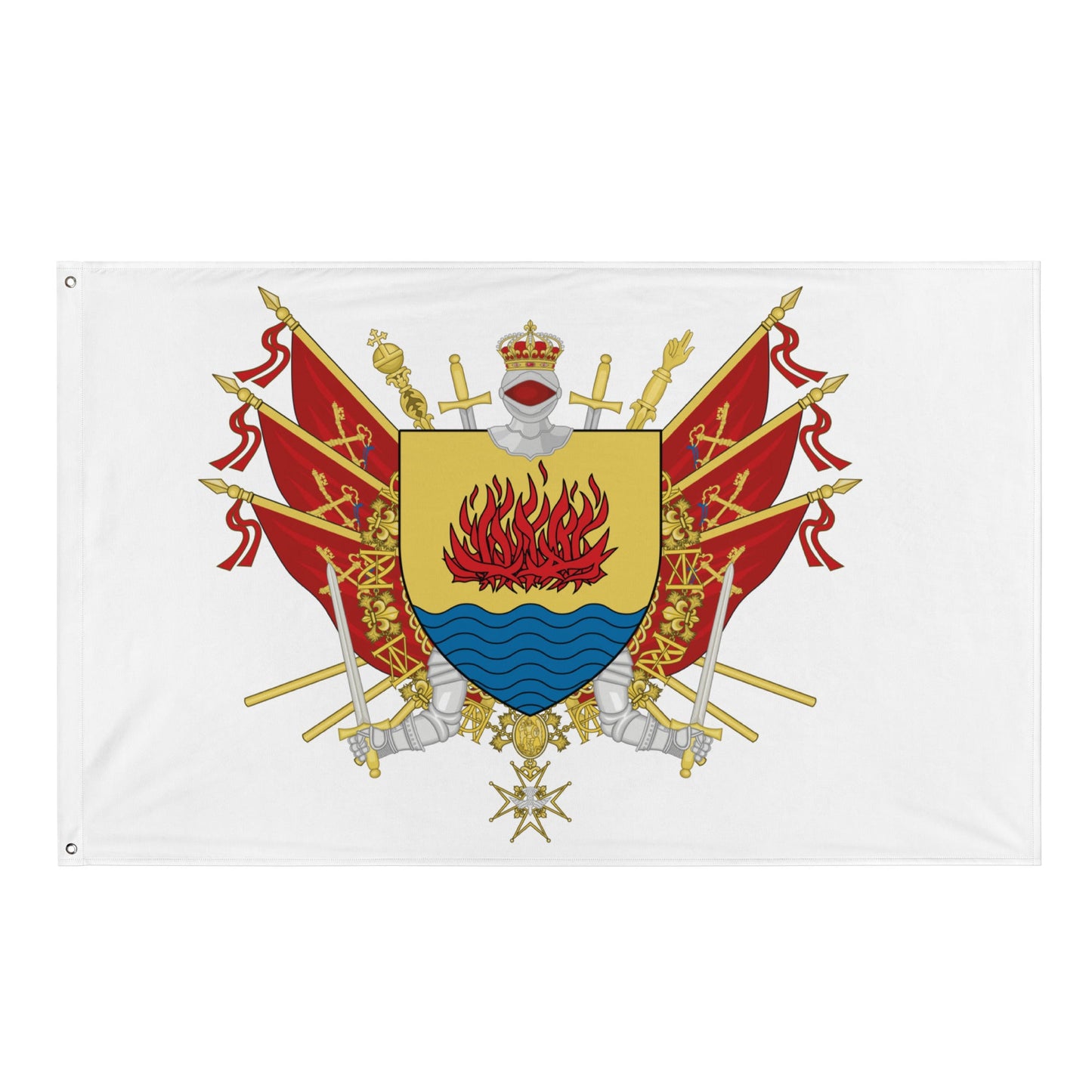 Drapeau - Blason de l'Isle-sur-la-Sorgue