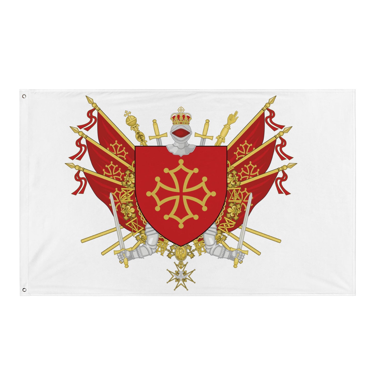 Drapeau - Blason de l'Occitanie