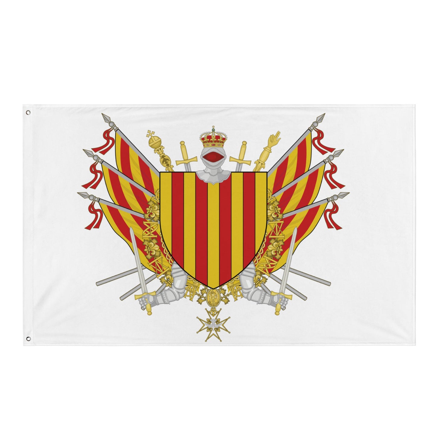 Drapeau - Blason de la Catalogne