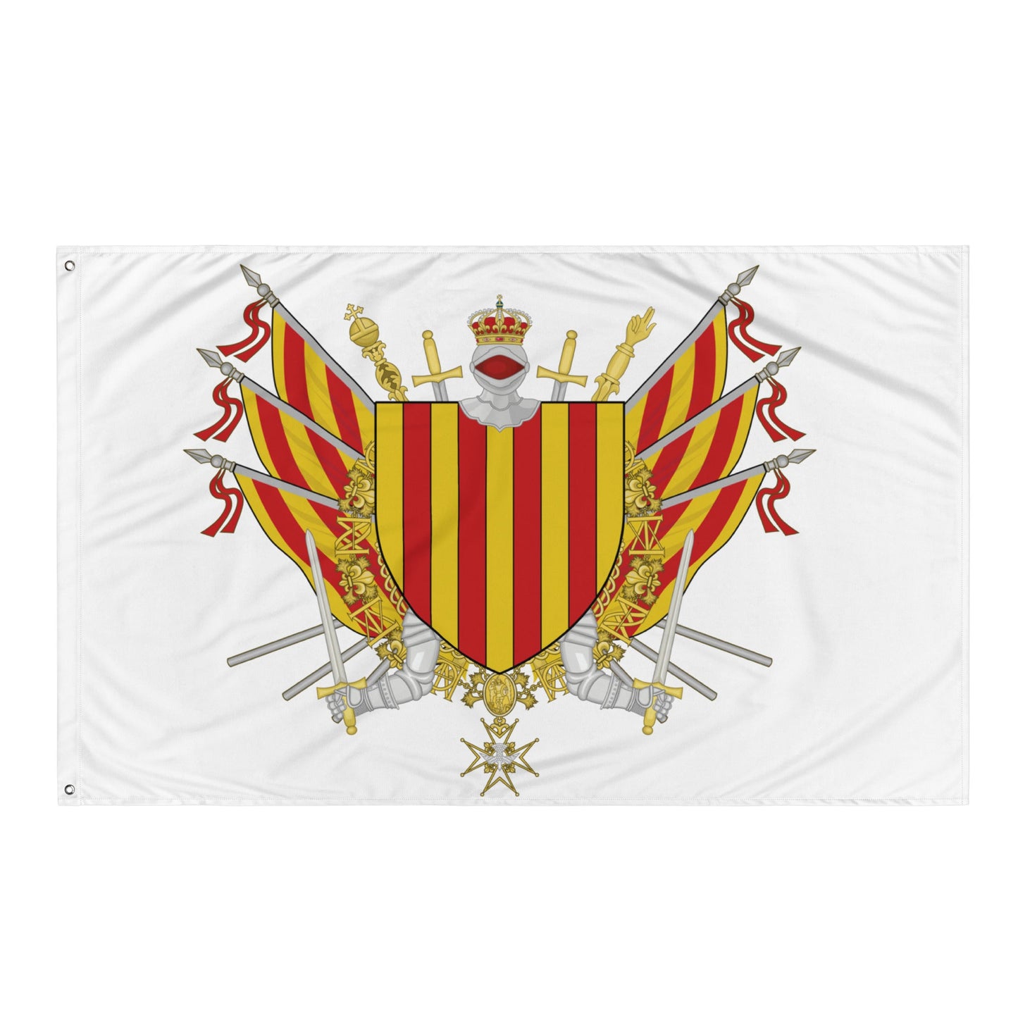 Drapeau - Blason de la Catalogne