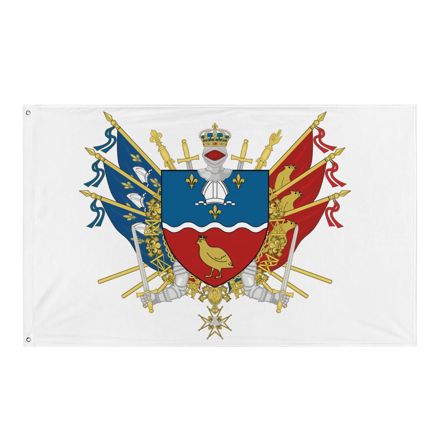 Drapeau - Blason de la Charente-Maritime (17)