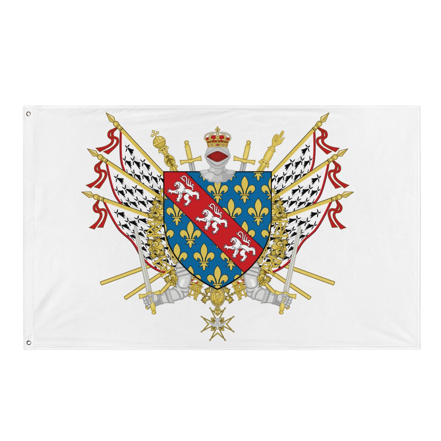 Drapeau - Blason de la Creuse (23)