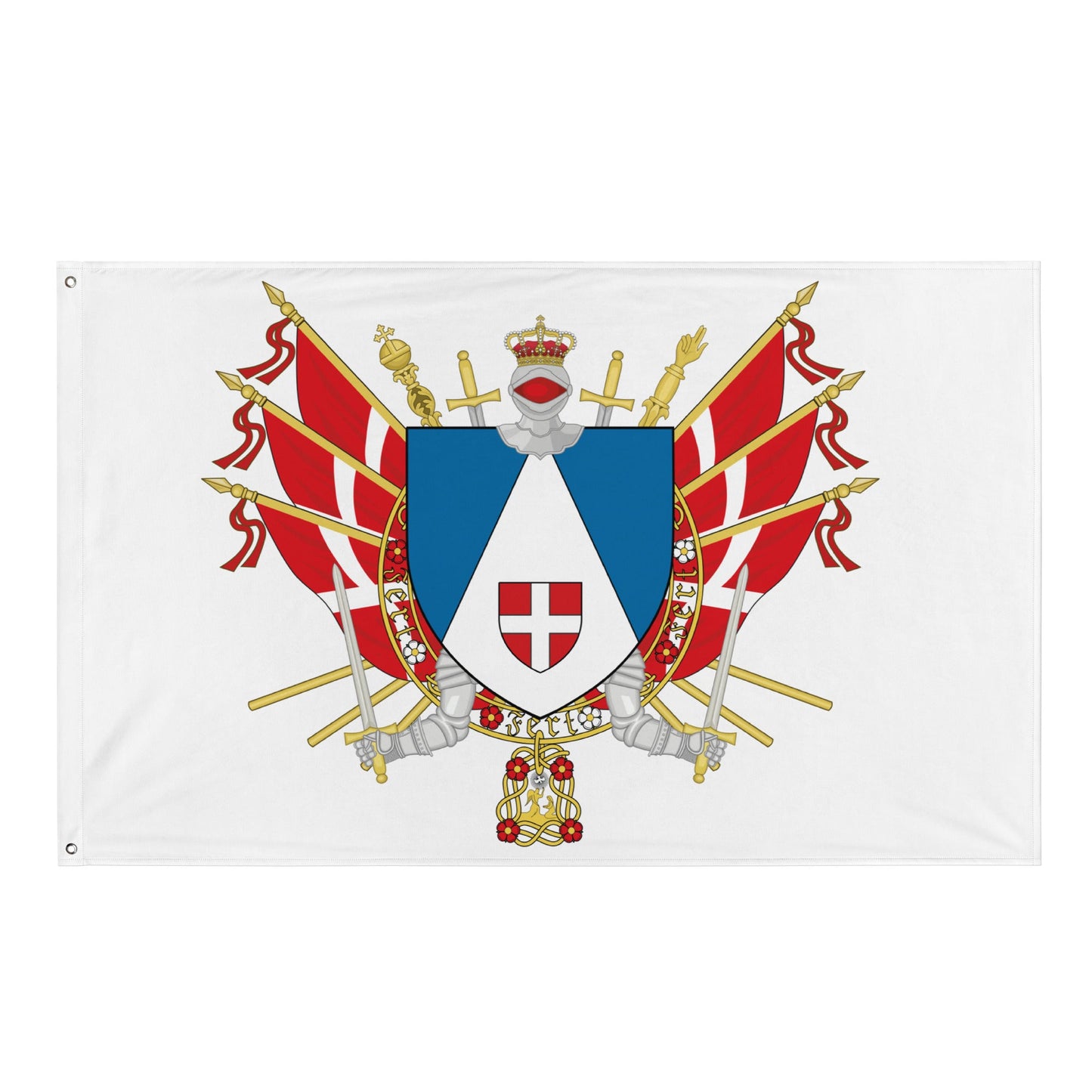 Drapeau - Blason de la Haute-Savoie (74)
