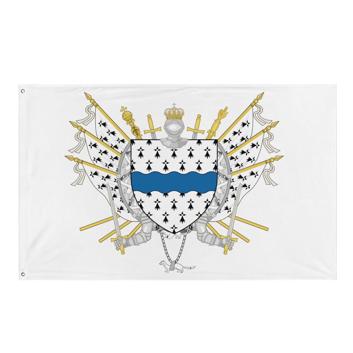 Drapeau - Blason de la Loire-Atlantique (44)
