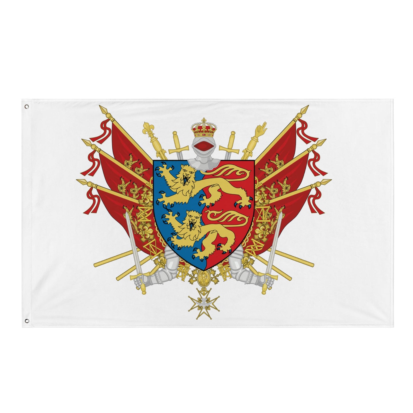 Drapeau - Blason de la Manche (50)