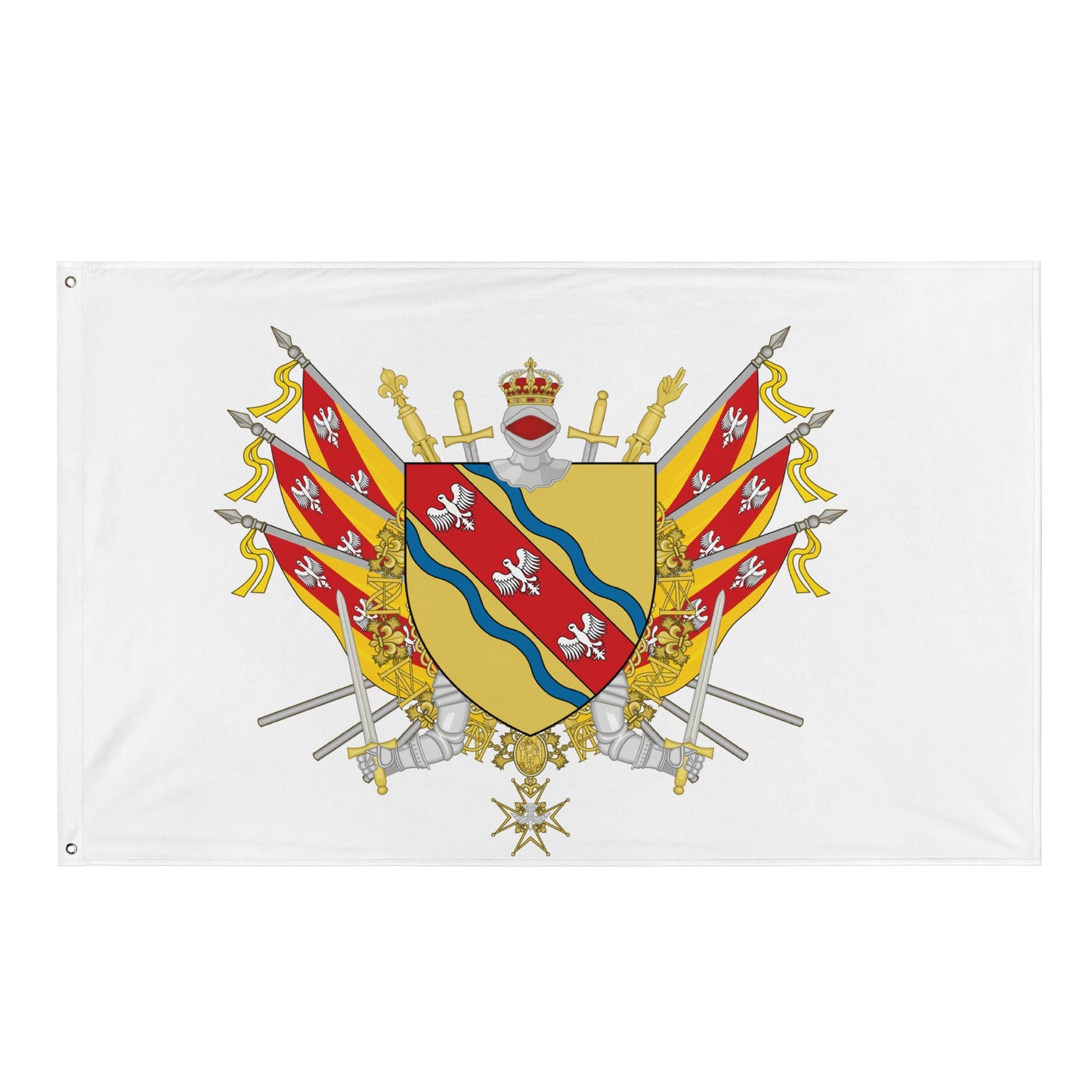 Drapeau - Blason de la Meurthe-et-Moselle (54)