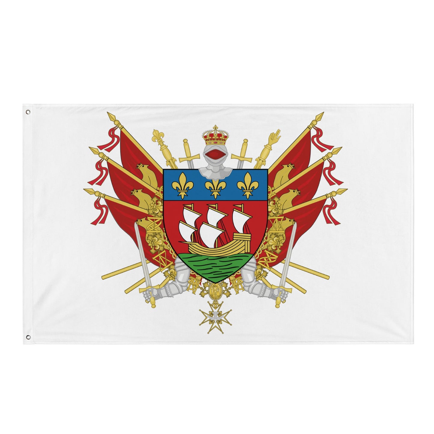 Drapeau - Blason de La Rochelle