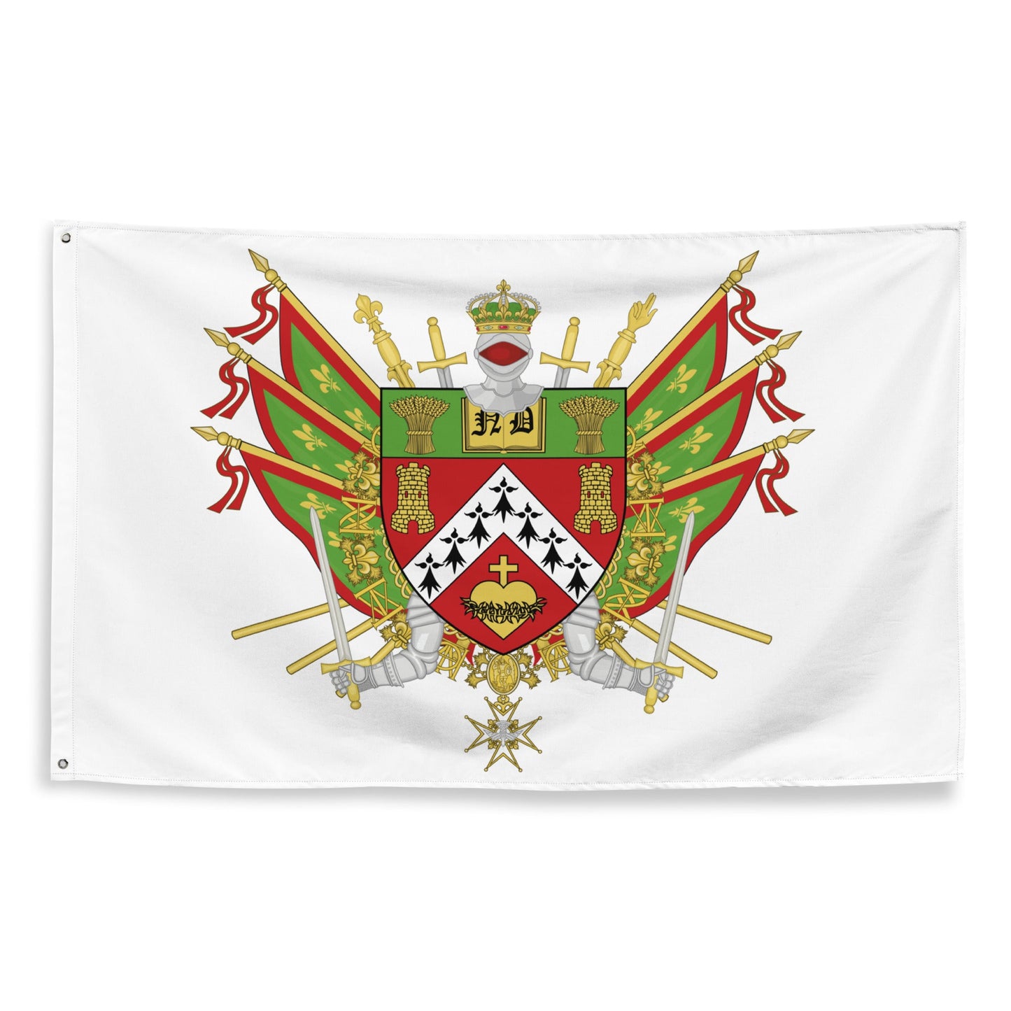 Drapeau - Blason de La Salle-de-Vihiers (personnalisé)