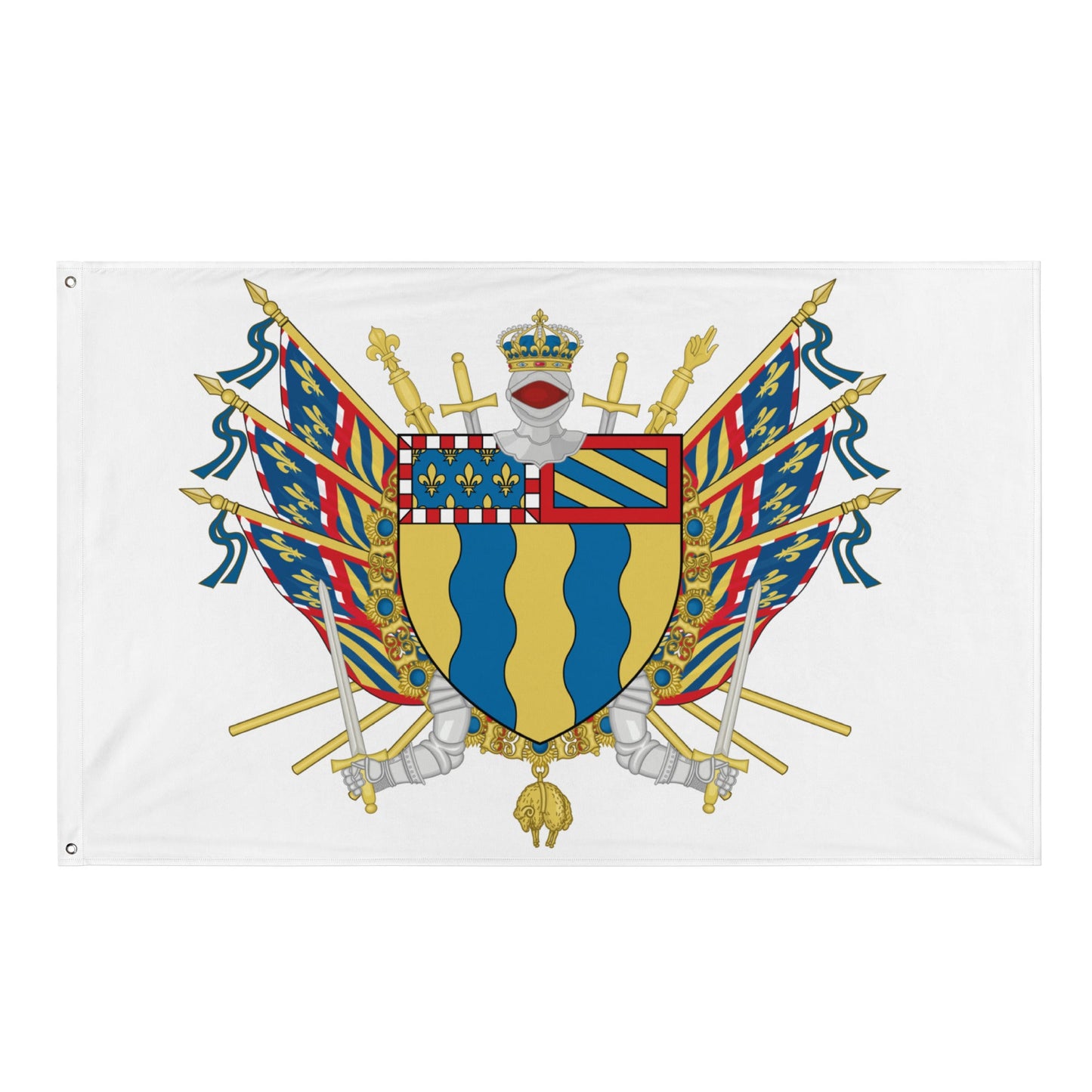 Drapeau - Blason de la Saône-et-Loire (71)