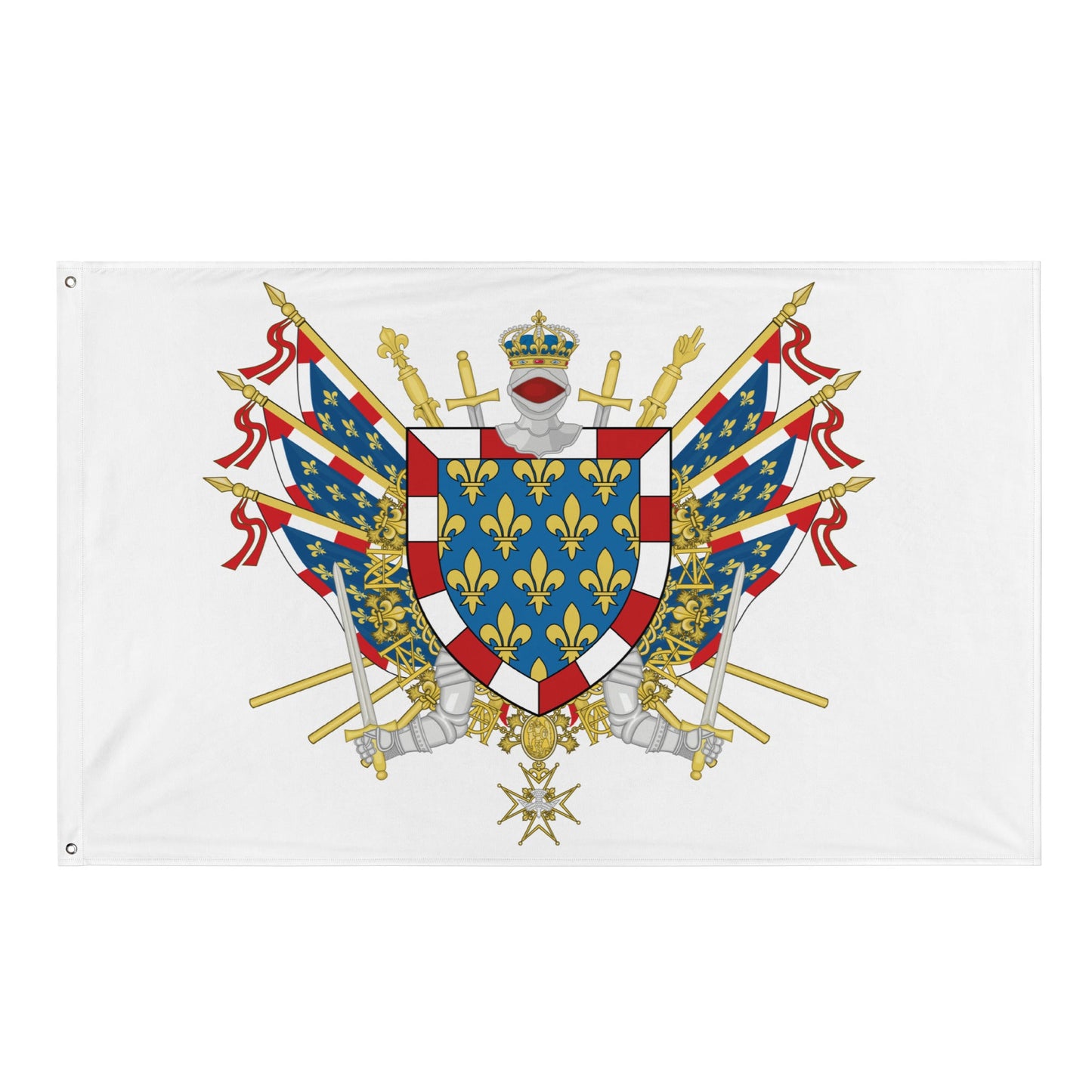 Drapeau - Blason de la Touraine