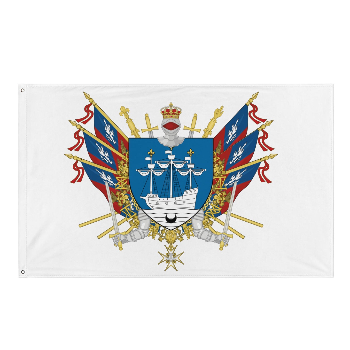 Drapeau - Blason de Libourne