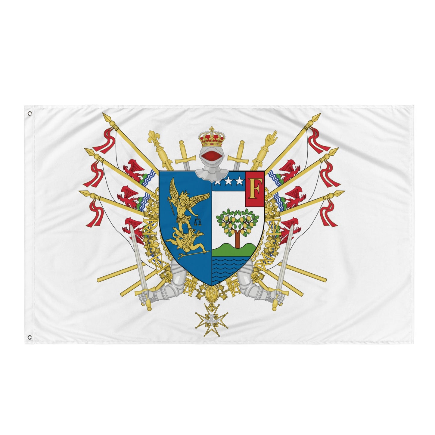 Drapeau - Blason de Menton