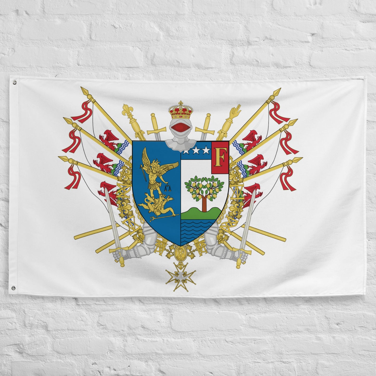 Drapeau - Blason de Menton