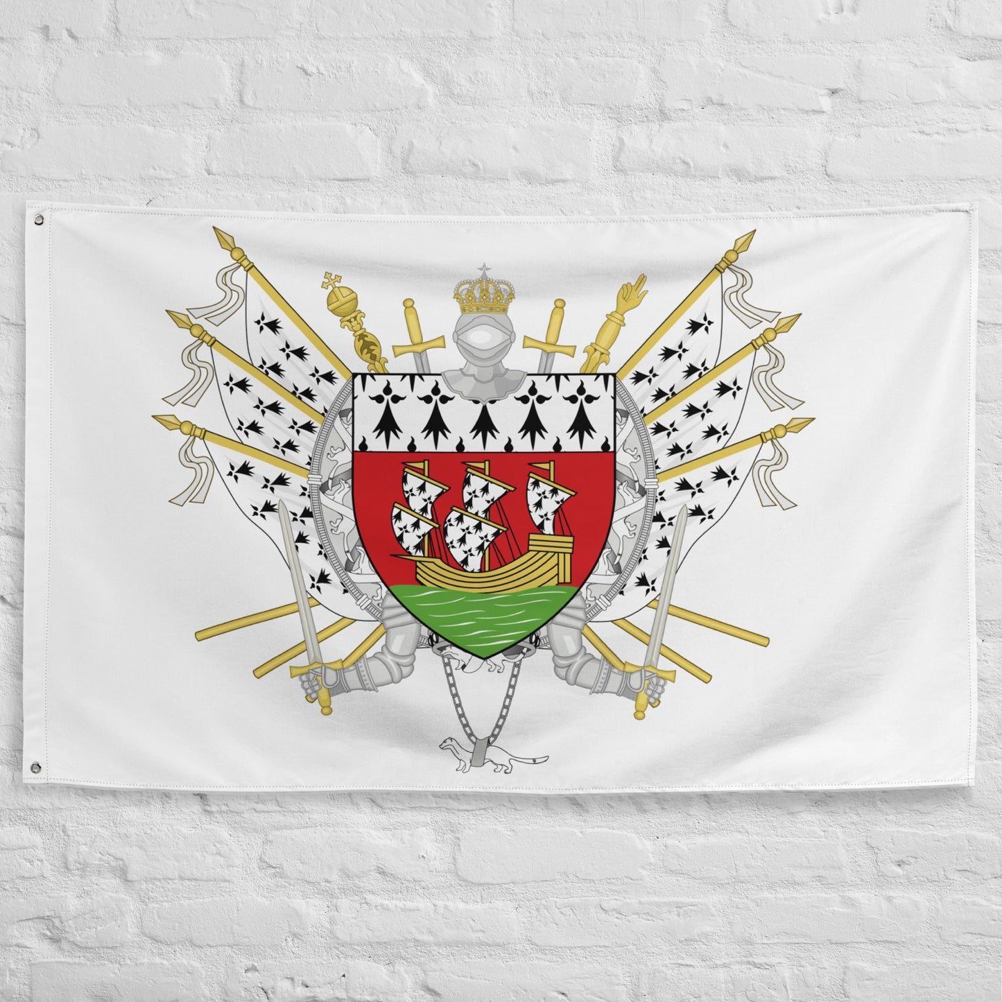 Drapeau - Blason de Nantes