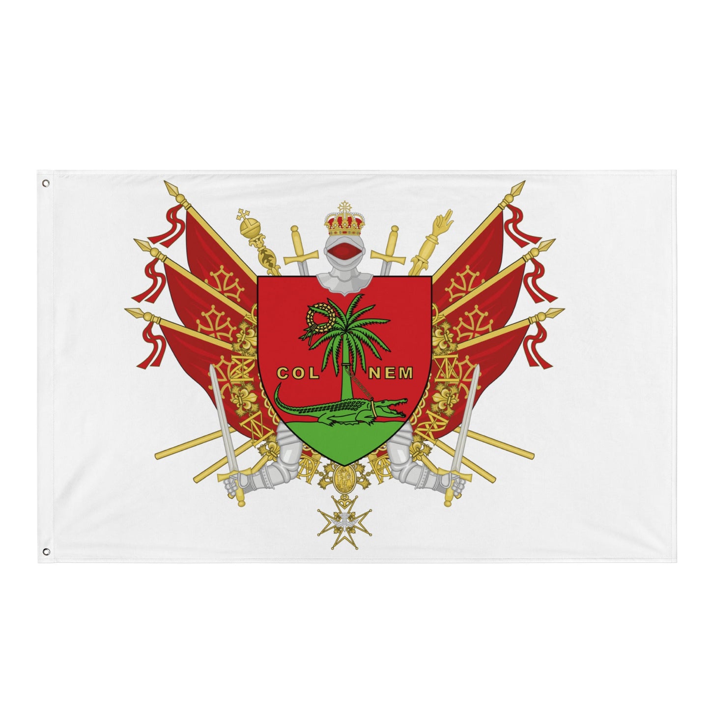 Drapeau - Blason de Nîmes